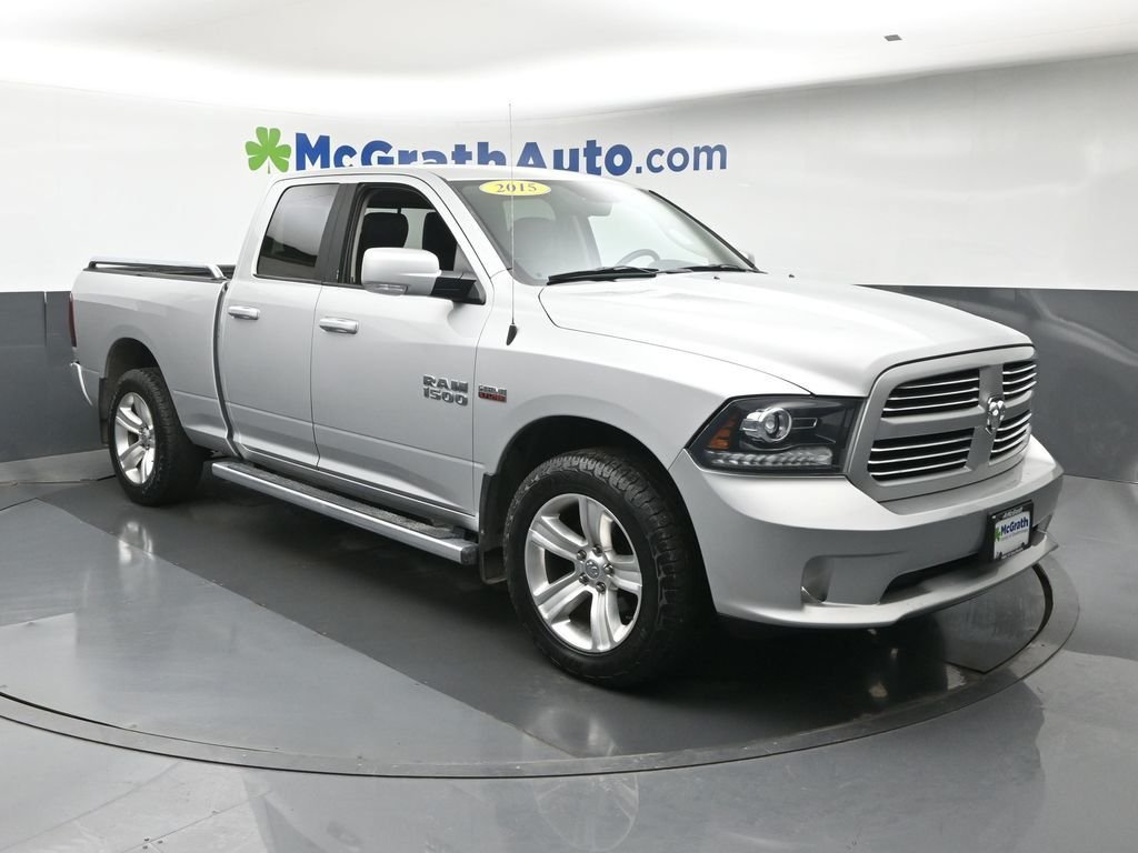 Used 2015 RAM Ram 1500 Pickup Sport with VIN 1C6RR7HT2FS526946 for sale in Cedar Rapids, IA