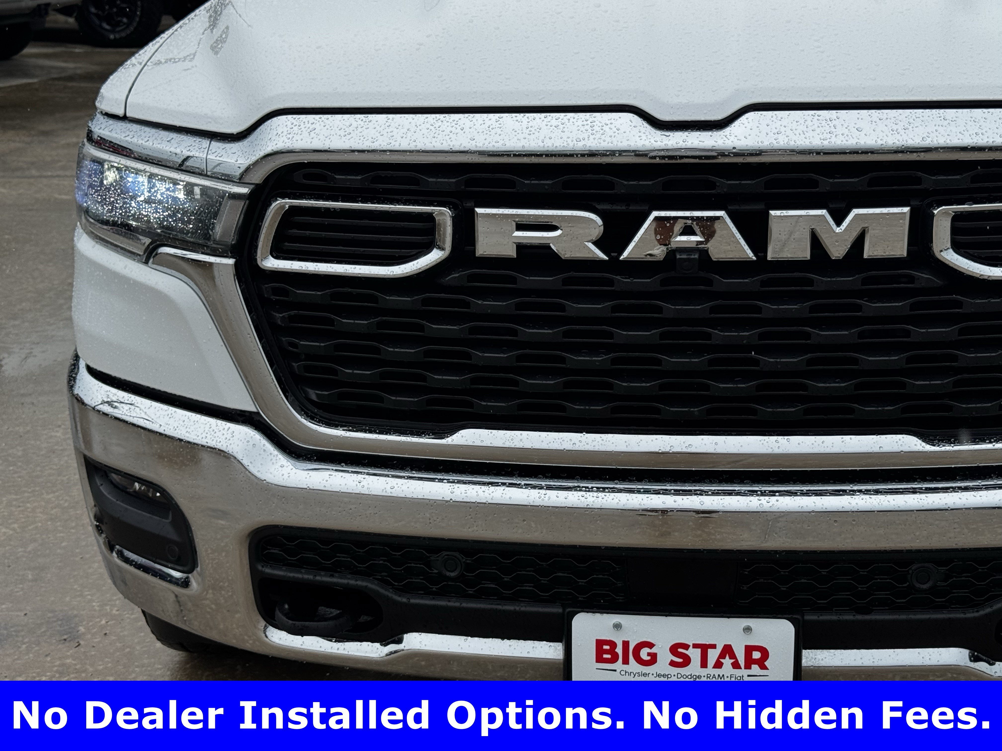 Used 2025 Bright White Clearcoat Ram Lone Star image 5