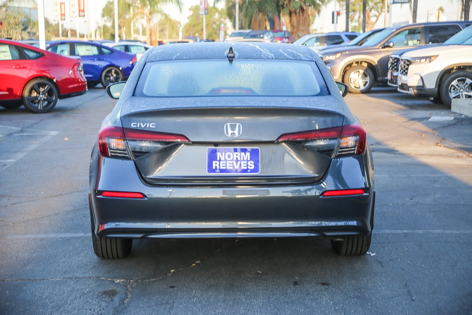 New 2026 Meteorite Gray Metallic Honda LX CVT image 7