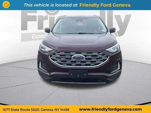Used 2020 Burgundy Velvet Metallic Tinted Clearcoat Ford SEL image 2