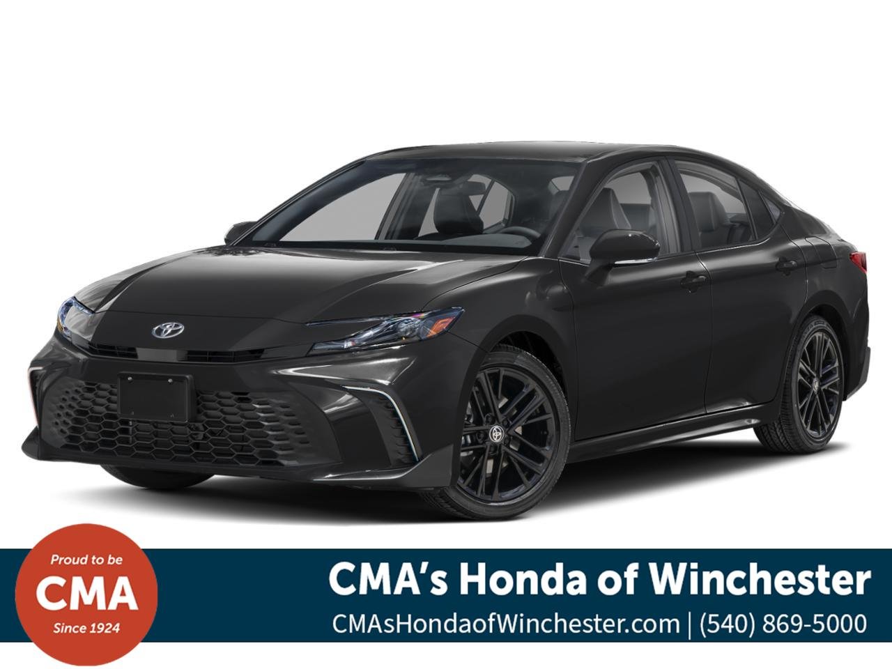 Used 2025 Midnight Black Metallic Toyota SE image 1