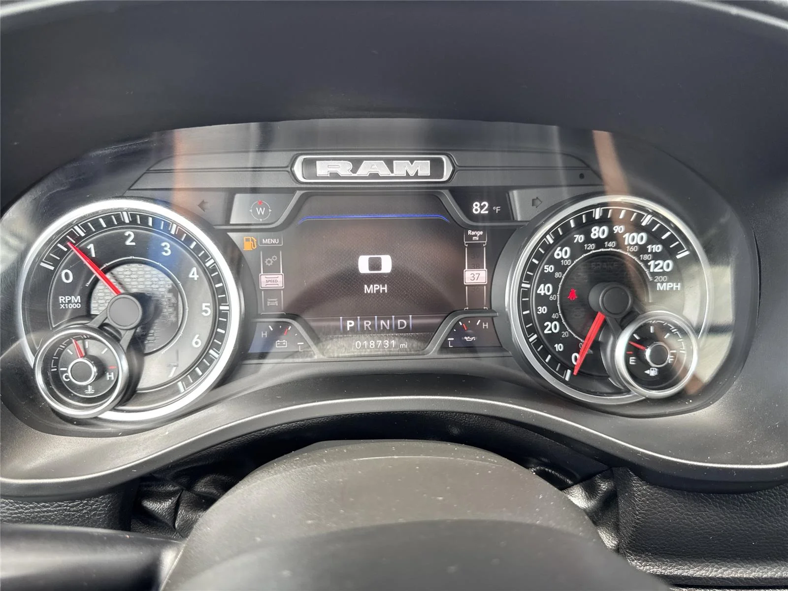 Used 2022 Patriot Blue Pearlcoat Ram Big Horn image 38