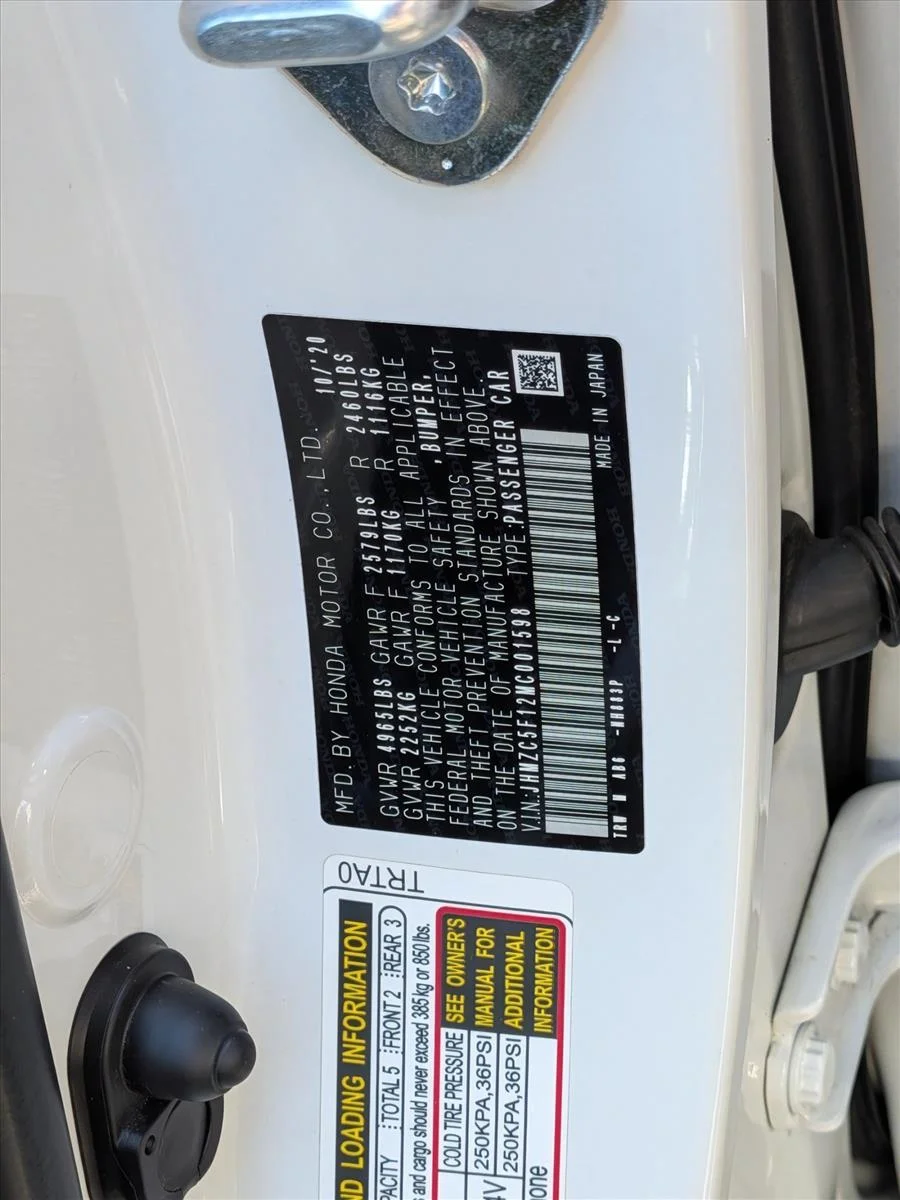 Used 2021 White Honda  image 24