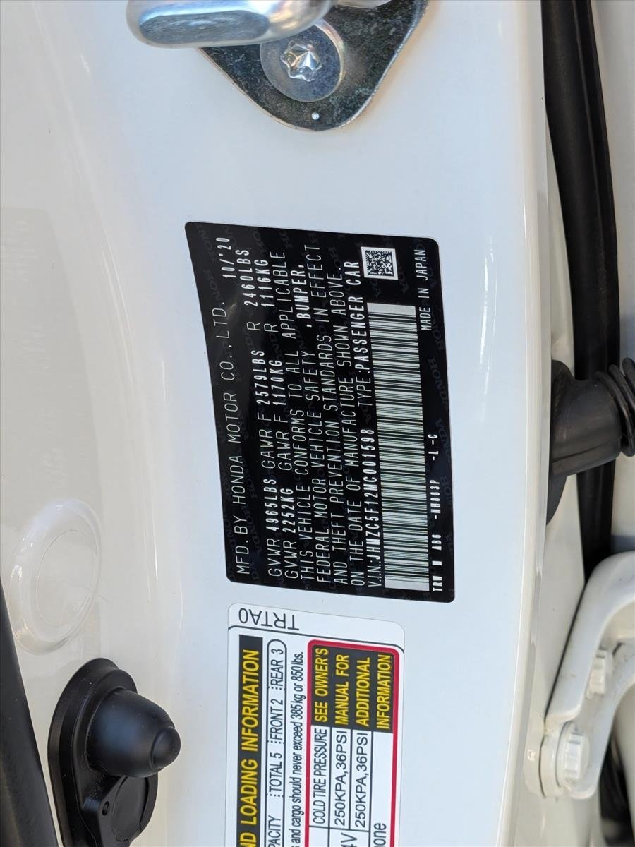 Used 2021 White Honda  image 24