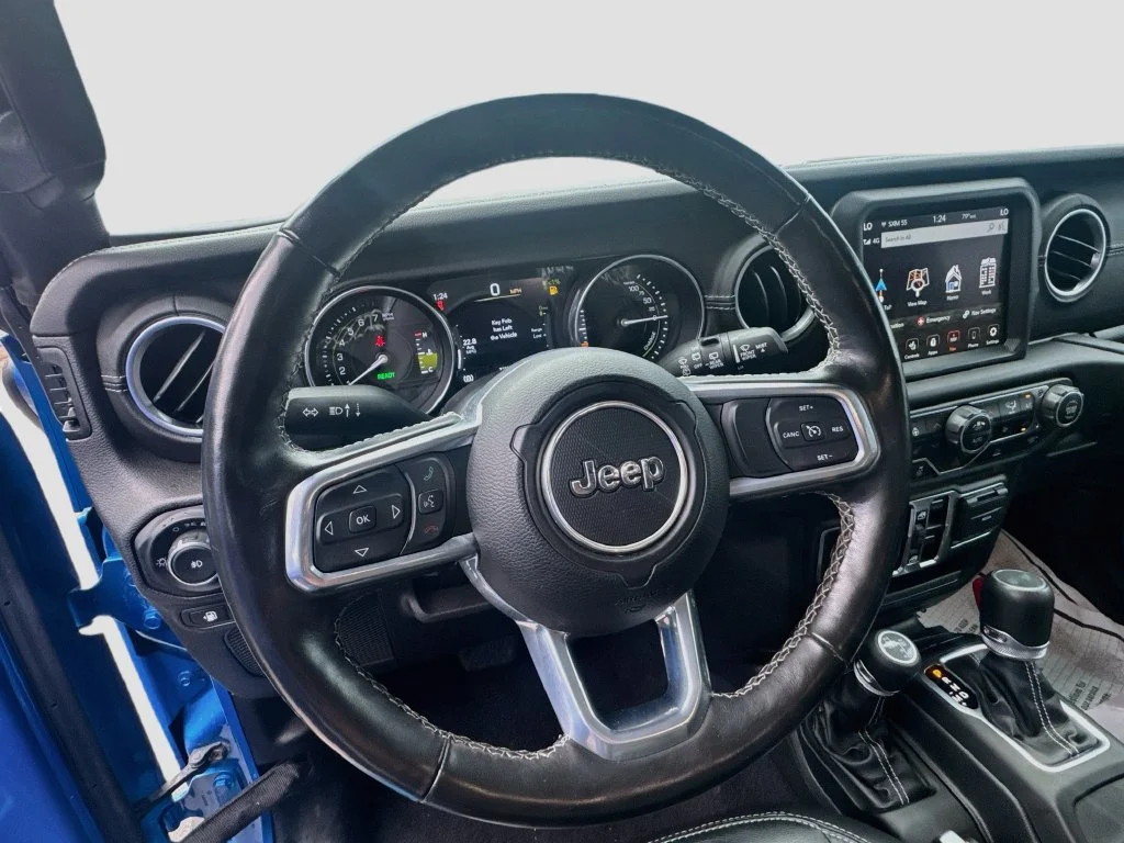 Used 2023 Blue Jeep Sahara 4xe image 12