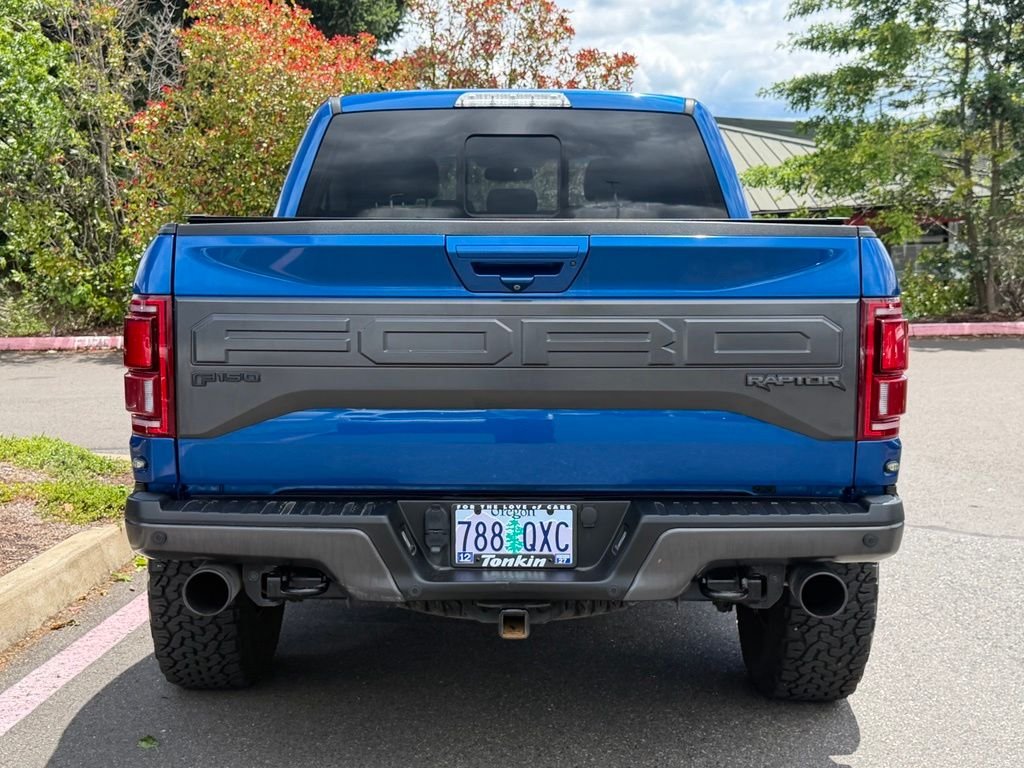 Used 2018 Lightning Blue Ford Raptor image 5