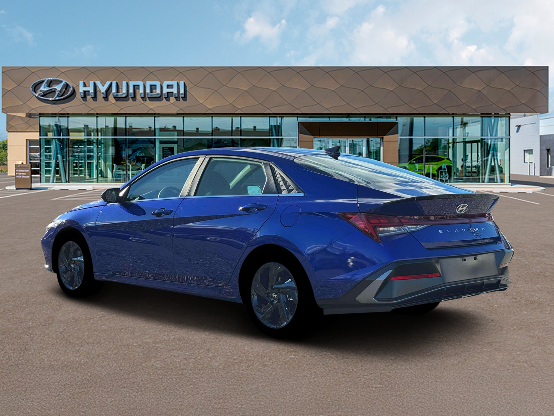 New 2026 Blue Hyundai SEL Sport image 4