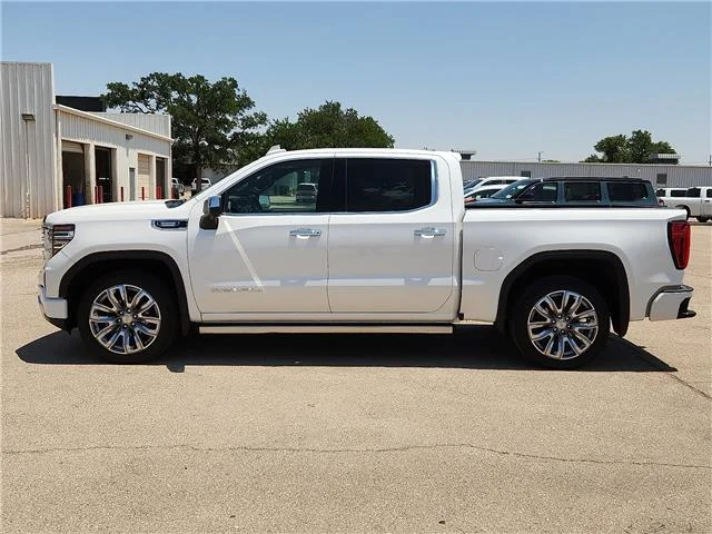Used 2024 White Frost Tricoat GMC Denali 4x4 Crew Cab 5.75 ft. box 147.4 in. WB image 2
