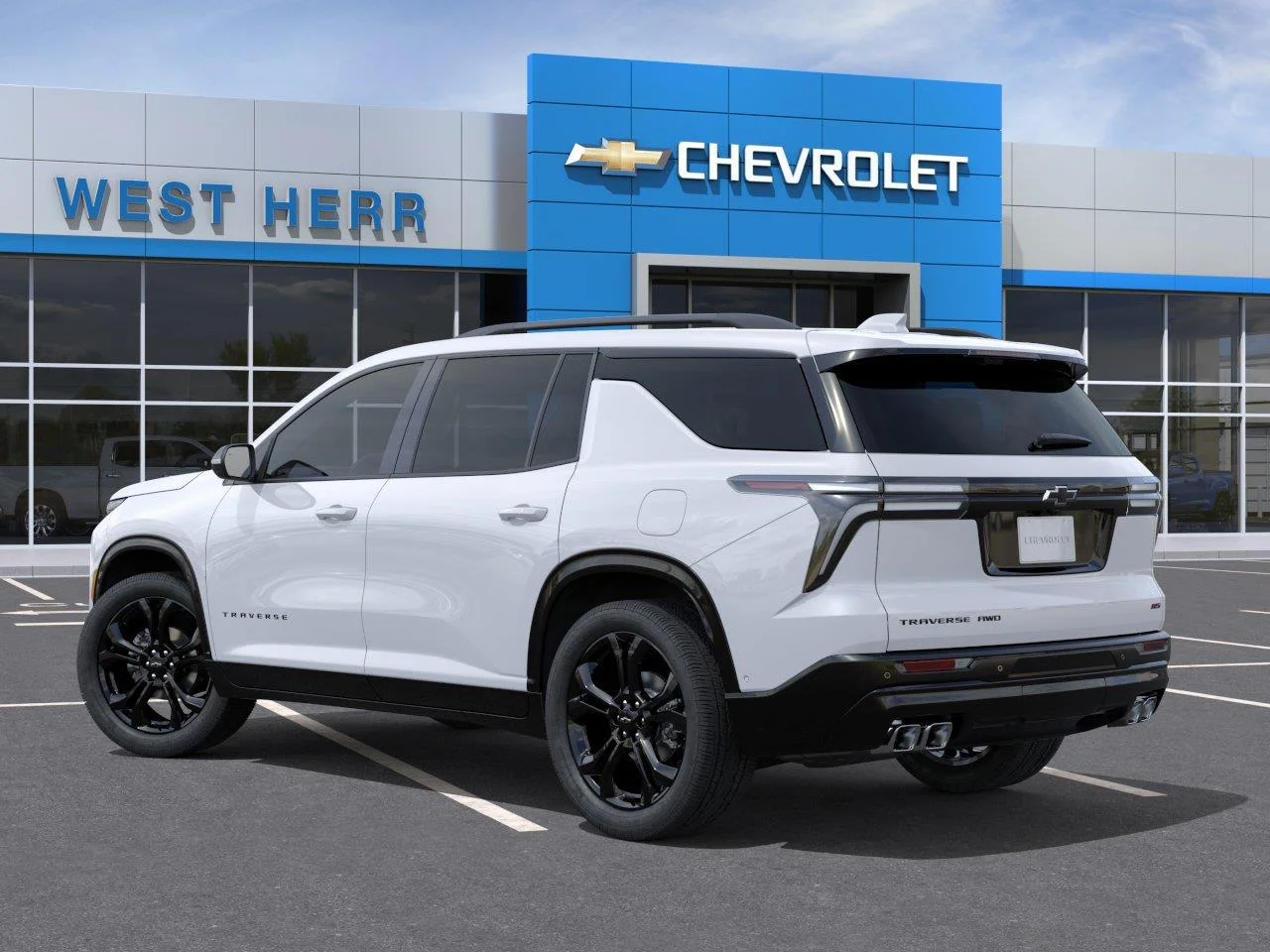 New 2027 Polar White Tricoat Chevrolet RS image 3