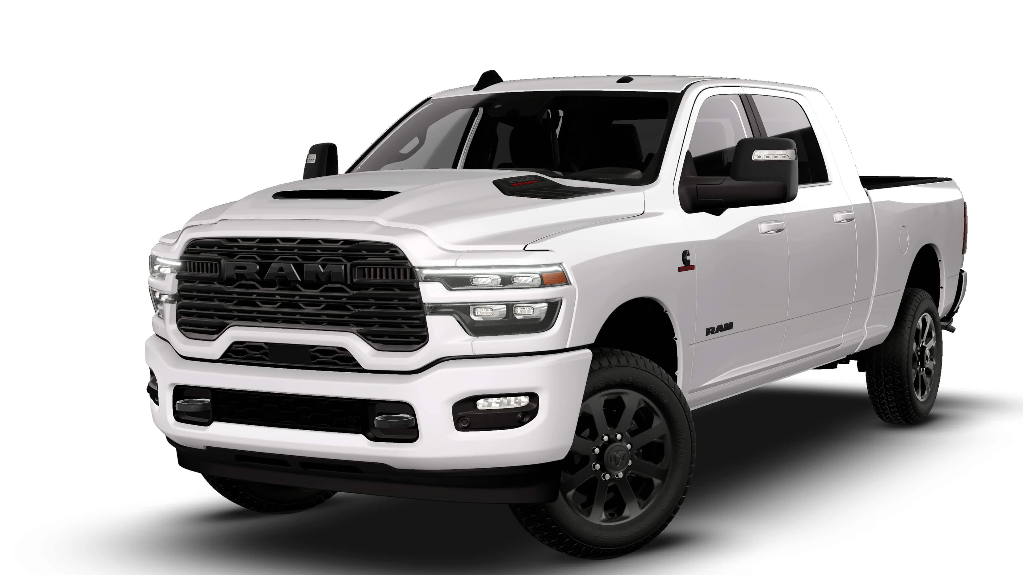 New 2027 Bright White Clear-Coat Exterior Paint RAM LARAMIE image 1