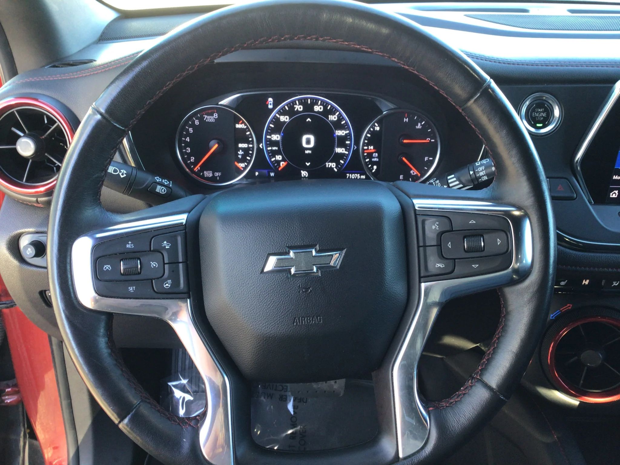Used 2022 CHERRY RED TINTCOAT Chevrolet RS image 12