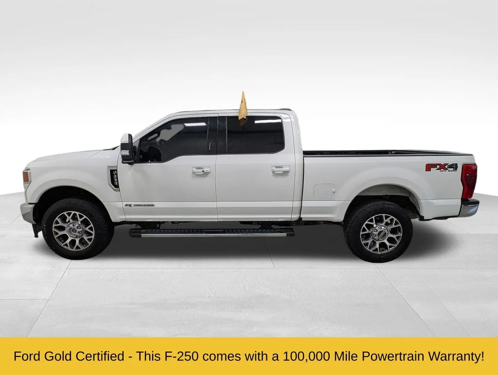 Certified Used 2021 Star White Ford Lariat image 1