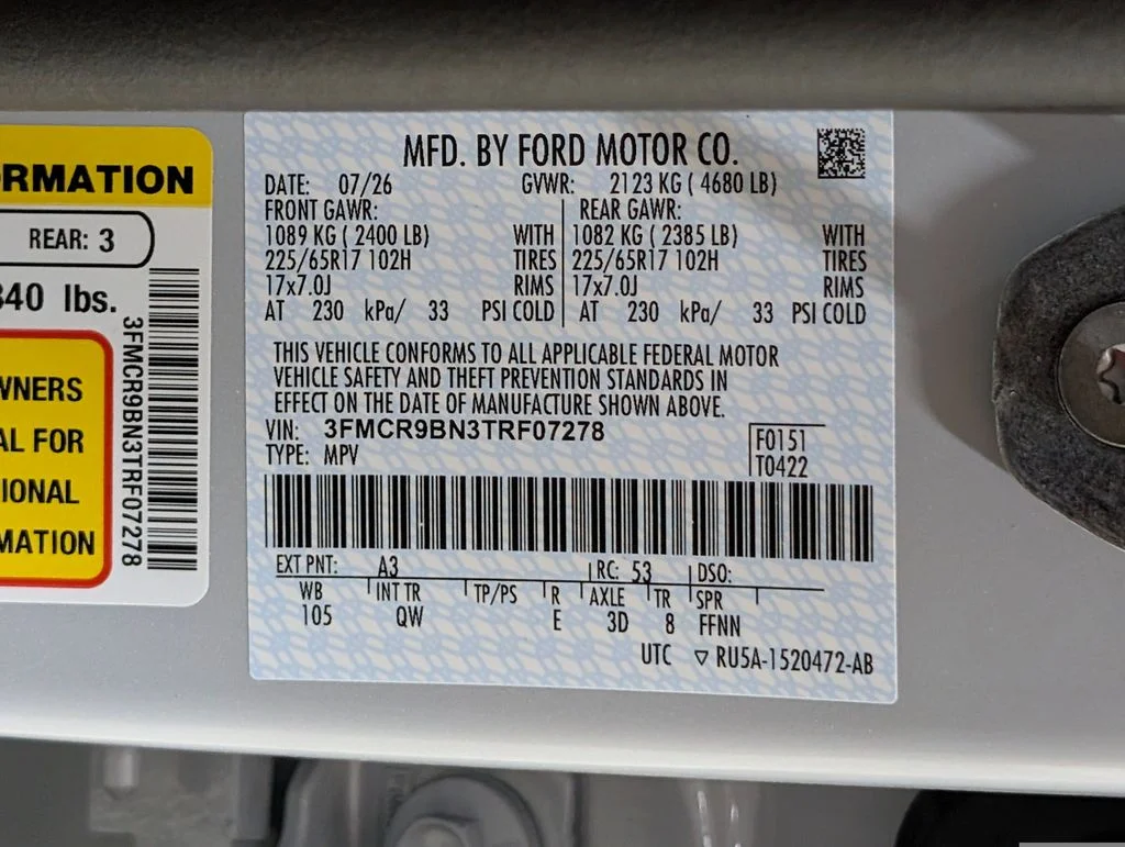 New 2026 Space White Metallic Ford Big Bend® image 21