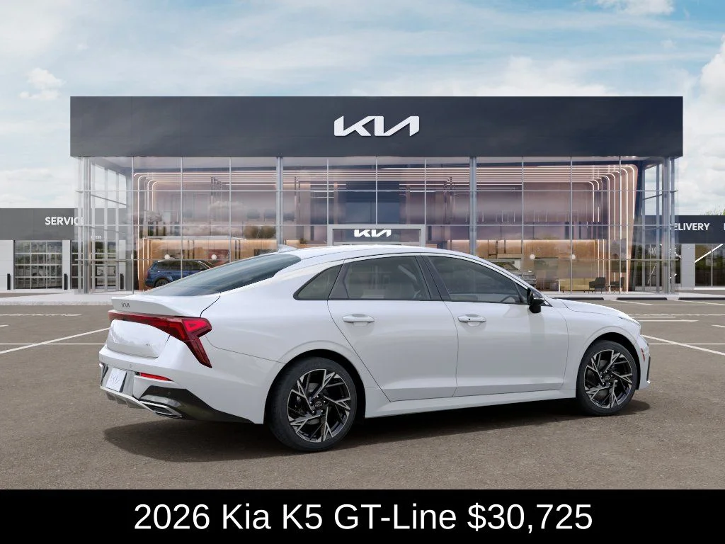 New 2026 Snow White Pearl Kia GT-Line FWD image 7