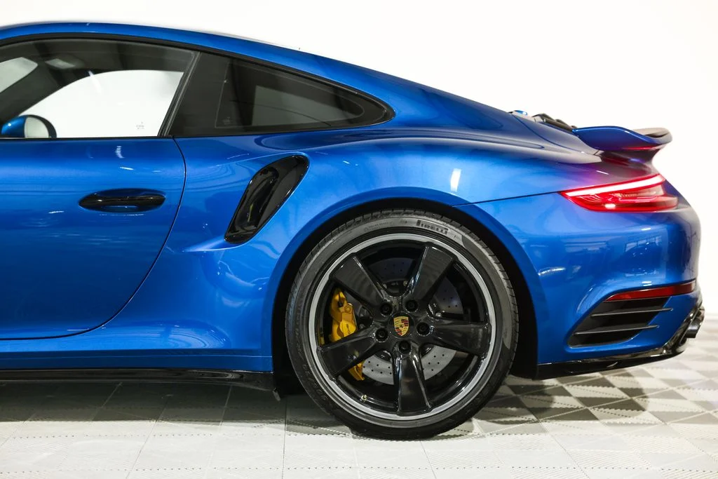 Used 2018 Blue Porsche Turbo S image 14