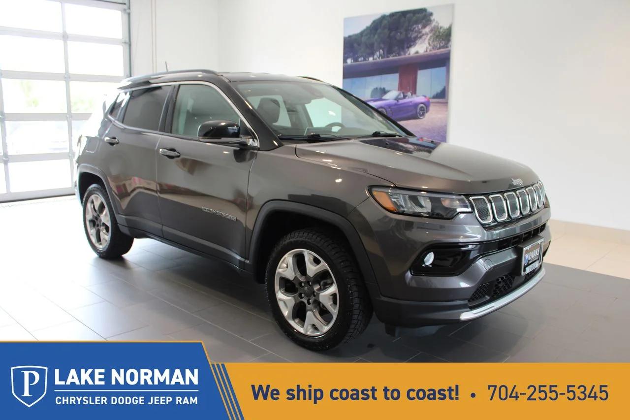 Certified Used 2022 Gray Jeep Limited image 1