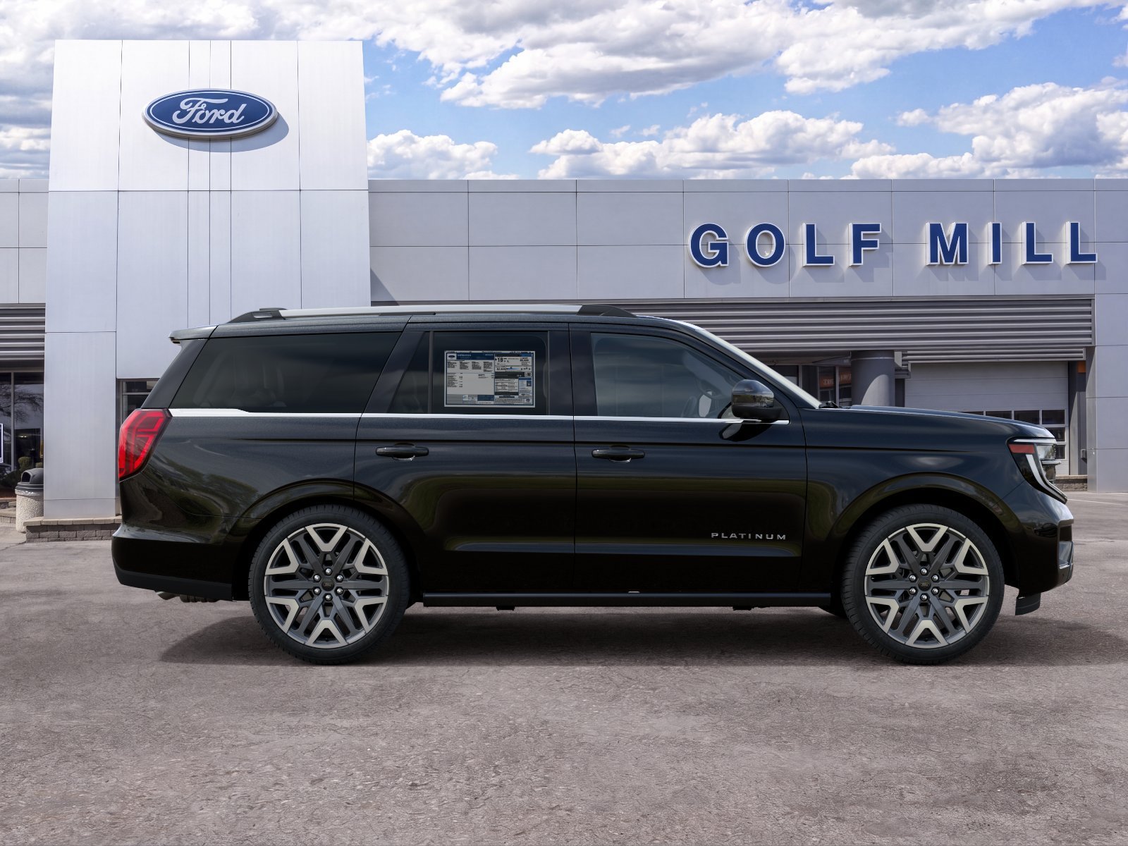 New 2027 Agate Black Metallic Ford Platinum image 8