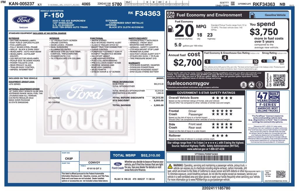 Used 2024 Gray Ford STX image 25