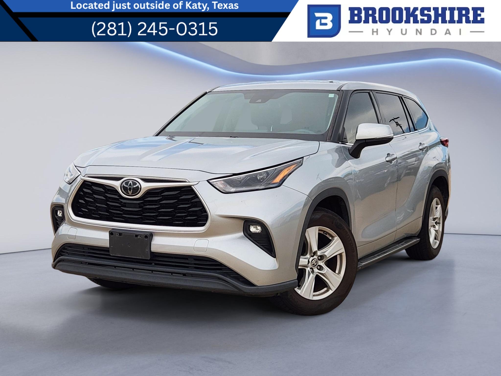 Used 2021 Celestial Silver Metallic Toyota LE image 1