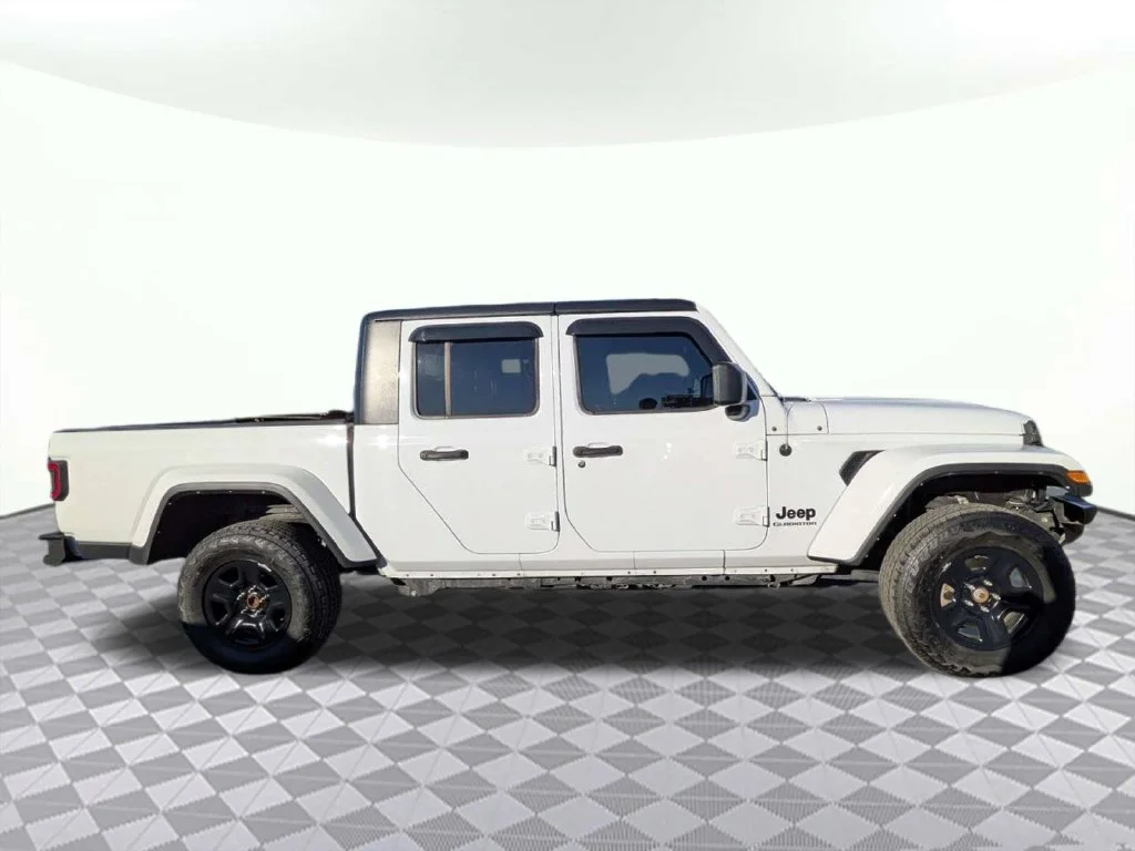 Certified Used 2021 Bright White Clearcoat Jeep Sport image 2