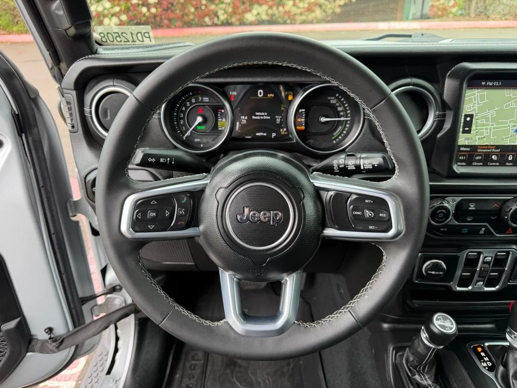 Used 2023 Silver Jeep Sahara 4xe image 19
