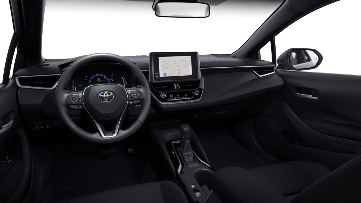 New 2026 Midnight Black Metallic Toyota Hybrid SE image 49