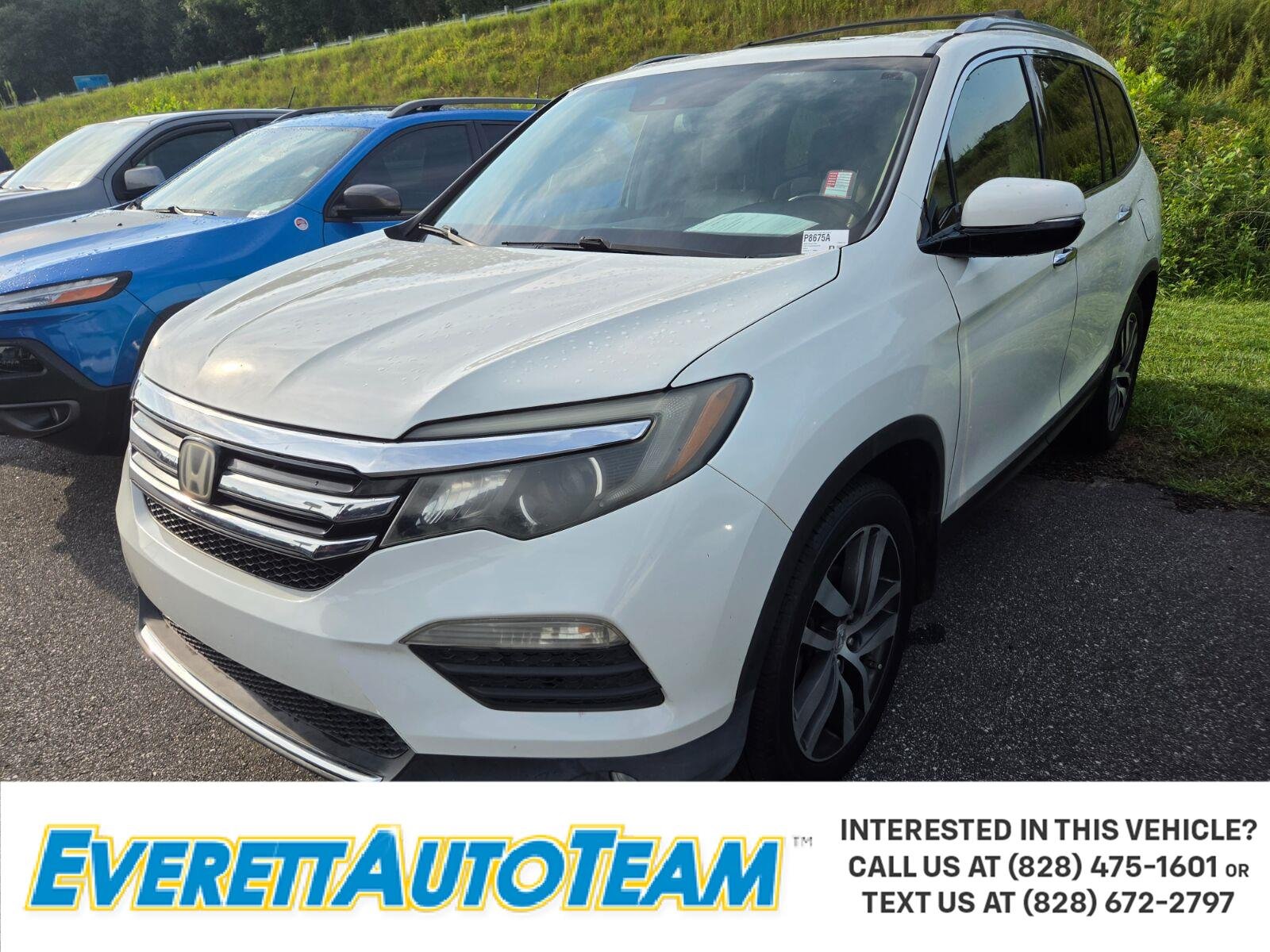 White 2016 Honda Pilot SUV / Crossover Front-Wheel Drive