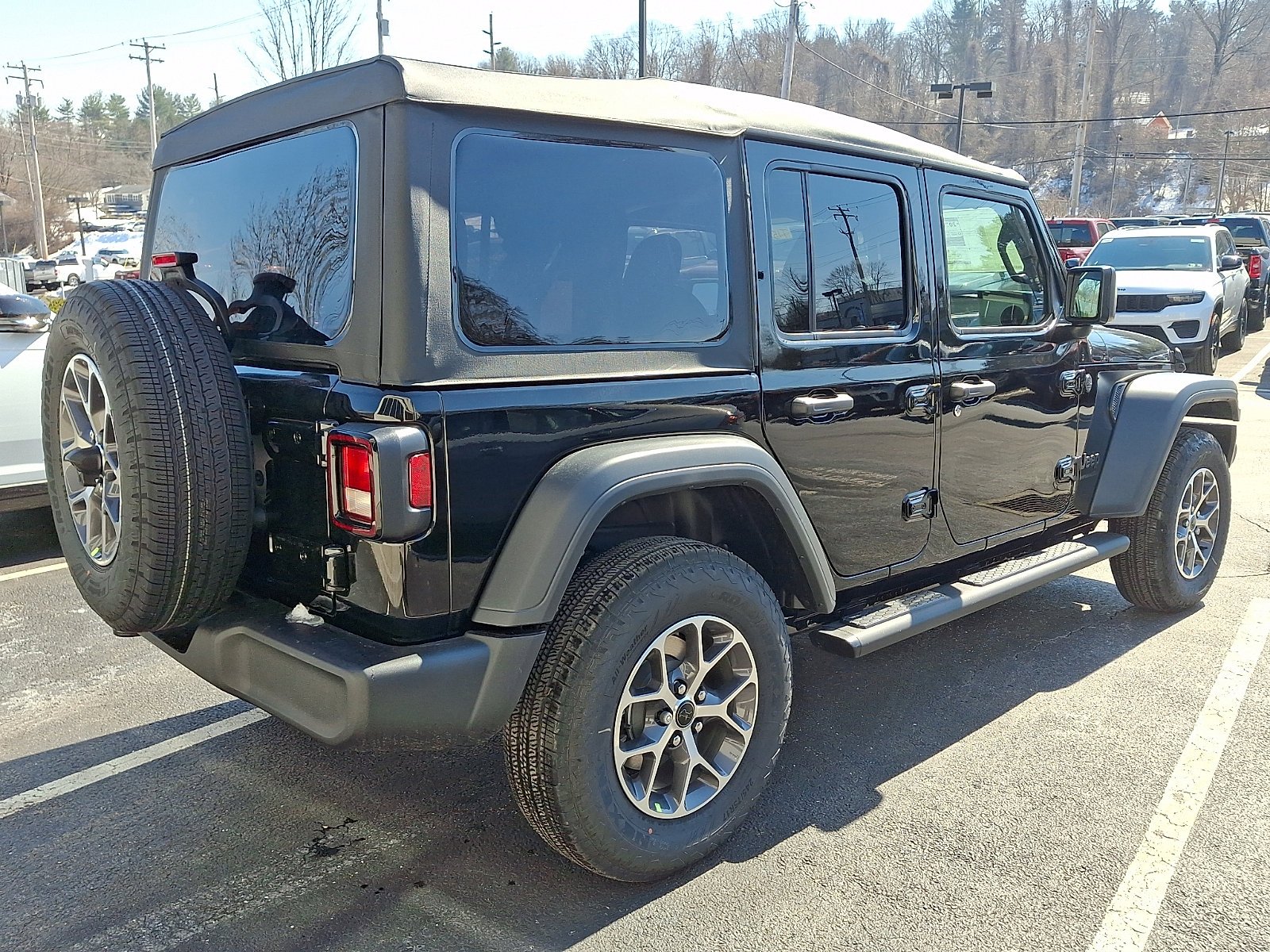 New 2026 Black Clear-Coat Exterior Paint Jeep Sport S image 3