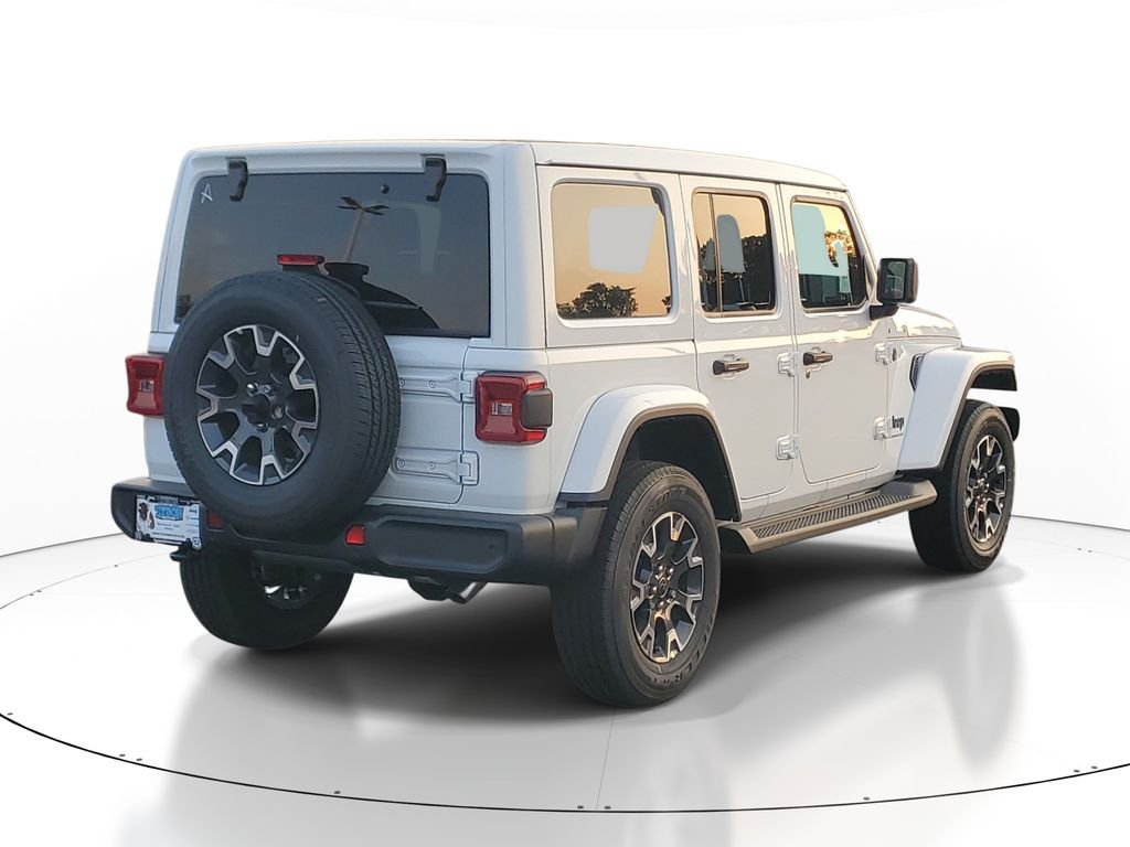 New 2026 Bright White Clear-Coat Exterior Paint Jeep Sahara image 4