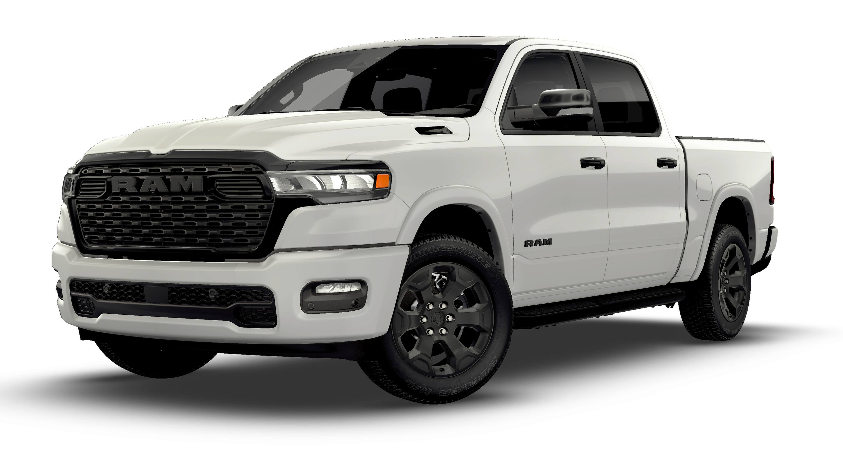 New 2026 Bright White Clear-Coat Exterior Paint RAM BIG HORN image 27