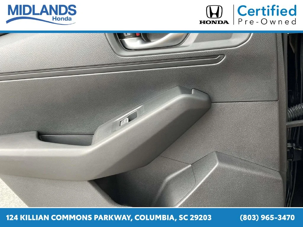 Certified Used 2025 Crystal Black Pearl Honda LX image 12