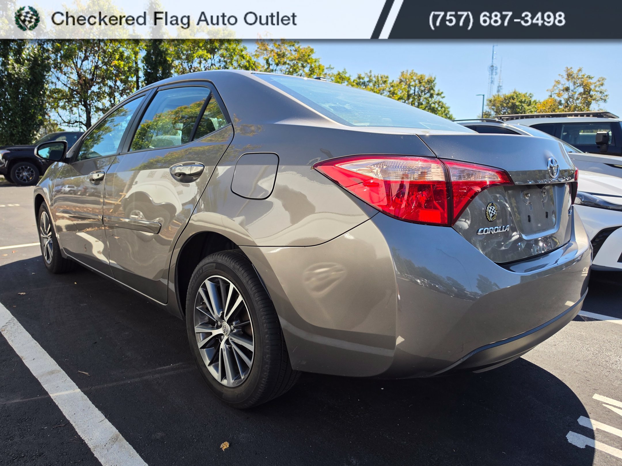 Used 2018 Falcon Gray Metallic Toyota LE image 4