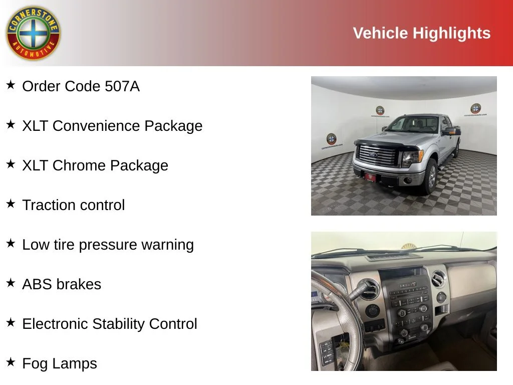 Used 2010 Ford F-150 XLT with VIN 1FTFX1EV5AFB06622 for sale in Elk River, Minnesota