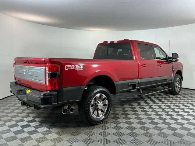 Used 2024 Rapid Red Metallic Tinted Clearcoat Ford King Ranch image 4
