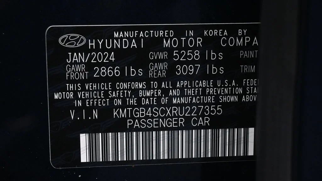 Certified Used 2024 Blue Genesis 2.5T image 24