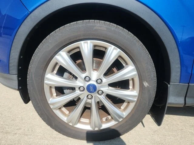 Used 2017 Blue Ford Titanium image 4