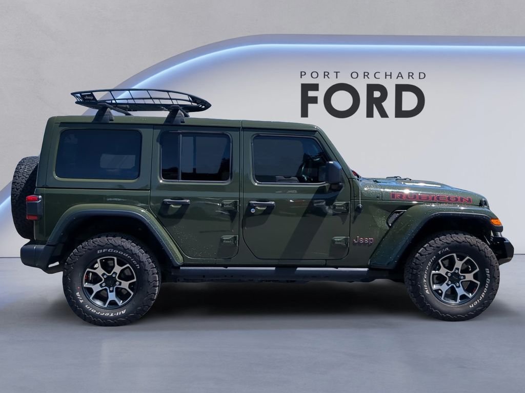 Used 2021 Green Jeep Unlimited Rubicon image 8