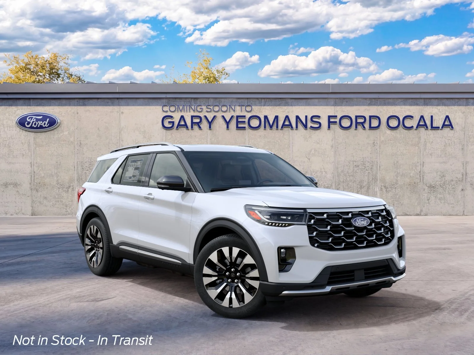 New 2027 Star White Metallic Tri-Coat Ford Platinum™ image 4