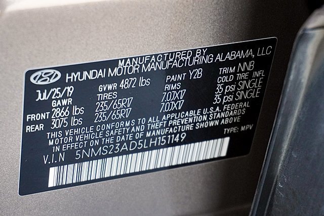 Used 2020 Brown Hyundai SE image 13