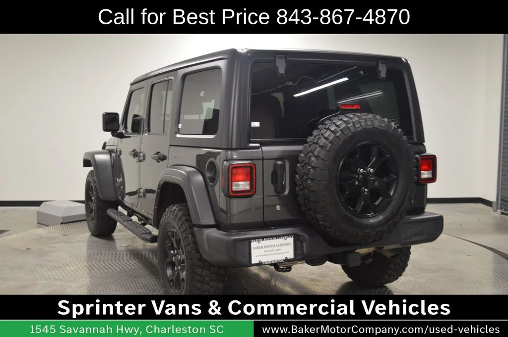 Used 2022 Gray Jeep Unlimited Willys image 3