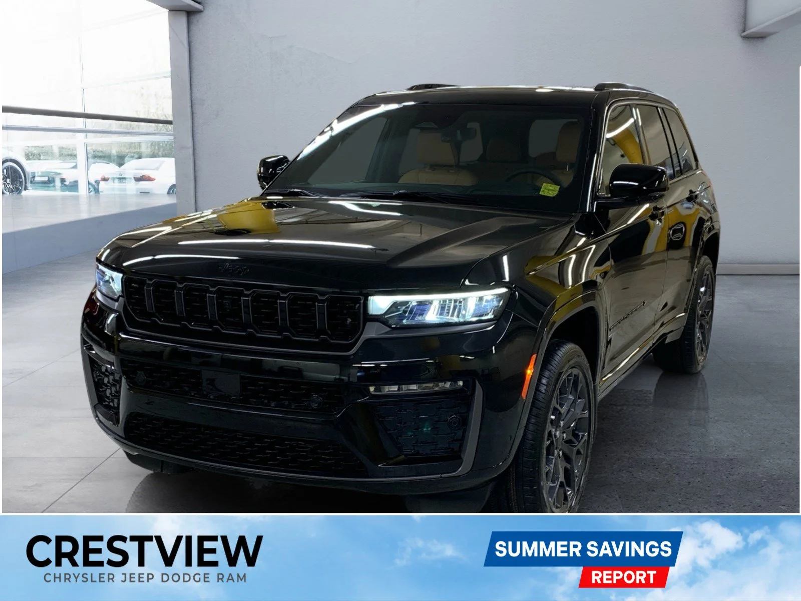 New 2026 Diamond Black Crystal Pearl Jeep Summit image 1
