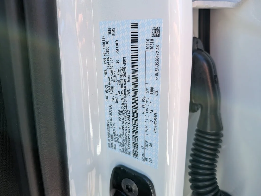 New 2026 Star White Metallic Tri-Coat Ford Lariat® image 35