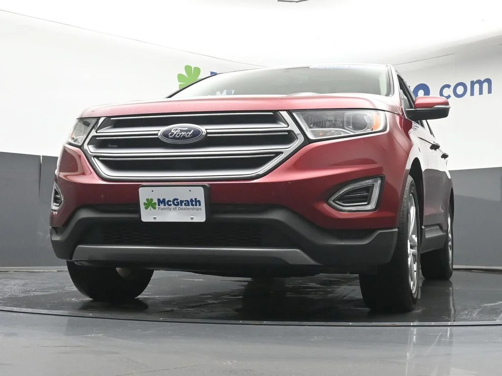 Certified Used 2017 Red Ford Titanium image 7