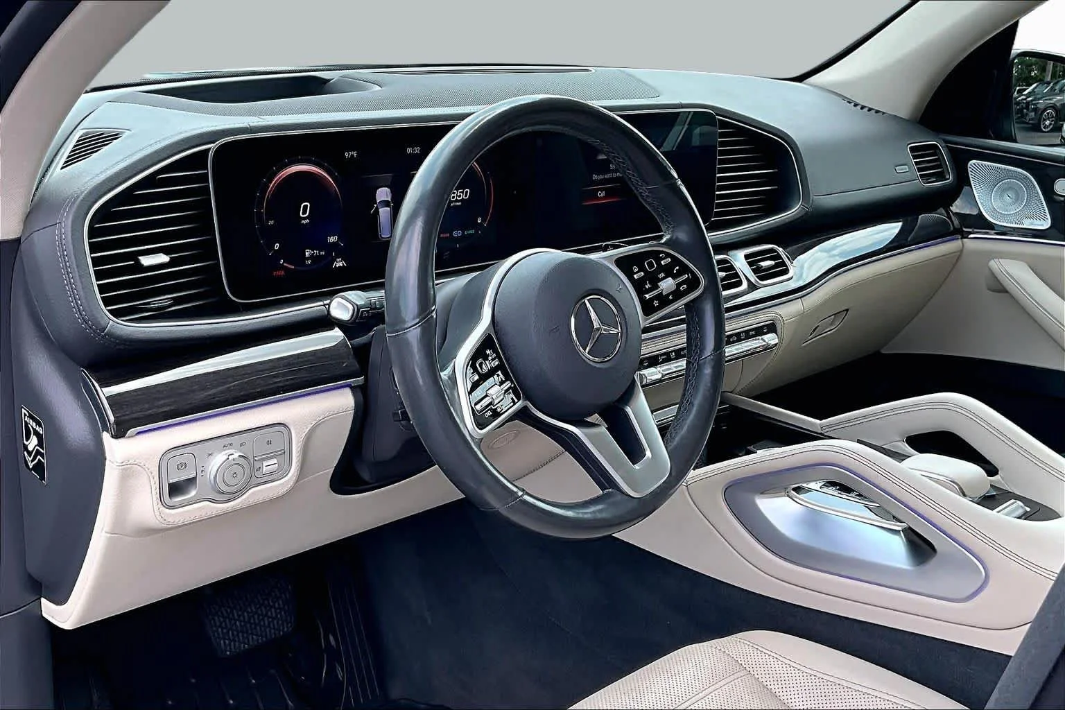 Used 2020 Lunar Blue Metallic Mercedes-Benz GLS 450 image 34