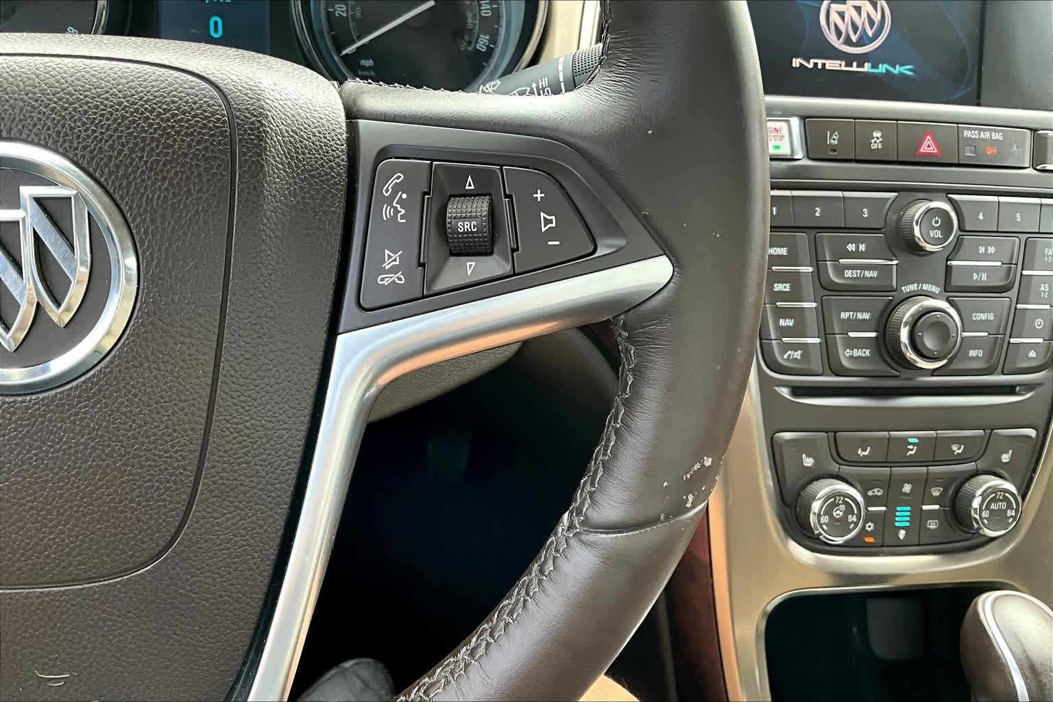 Used 2015 White Diamond Tricoat Buick Leather Group image 24