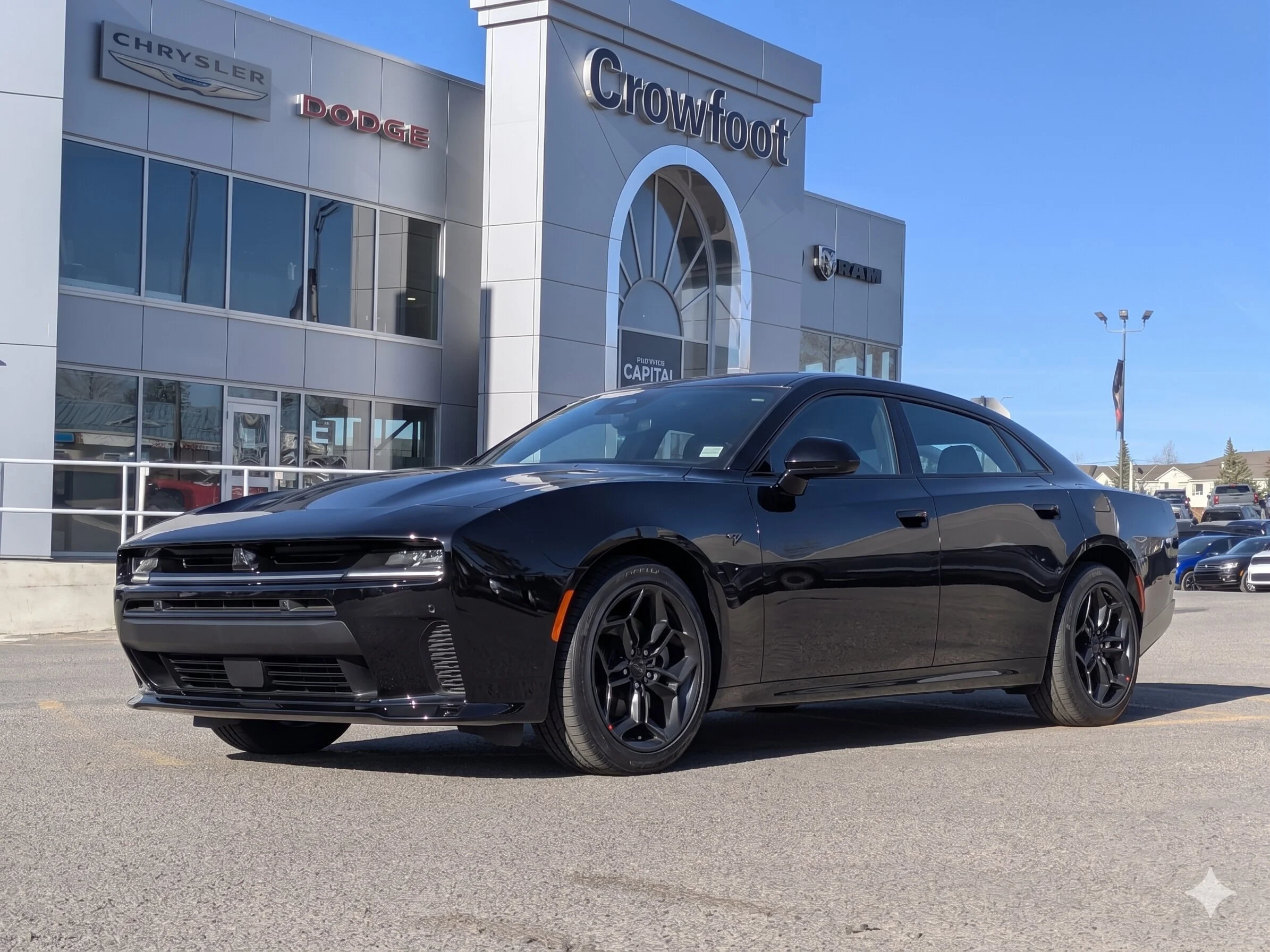 New 2026 Black Dodge R/T - - Blacktop Pack - Driver Convenience - Alpine Audio - Hurricane Turbo - AWD & More! image 1