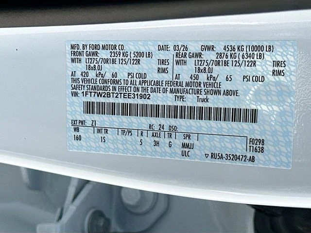 New 2026 Oxford White Ford XL image 19