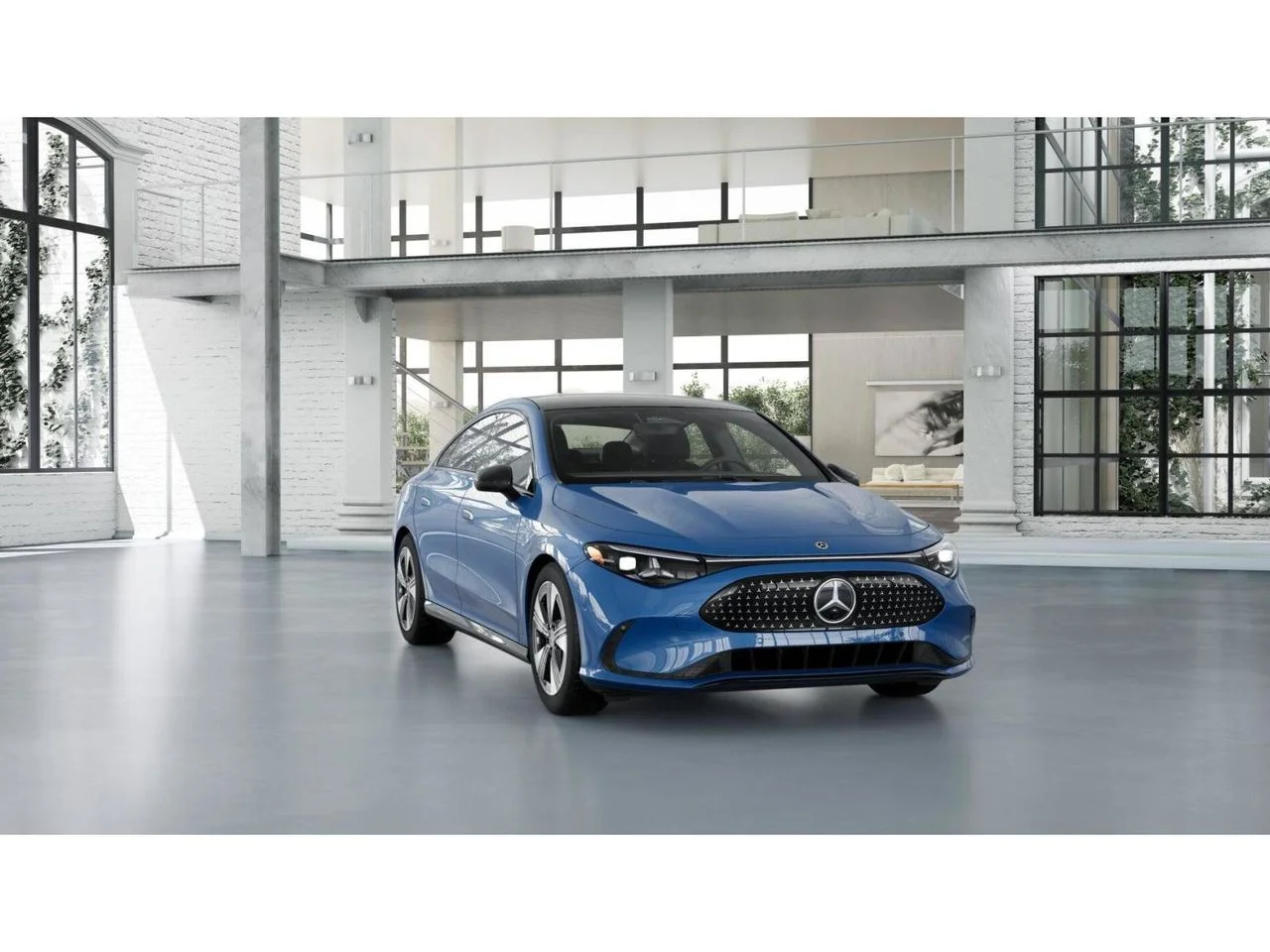 New 2027 Sky Blue Metallic Mercedes-Benz CLA 250+ image 9