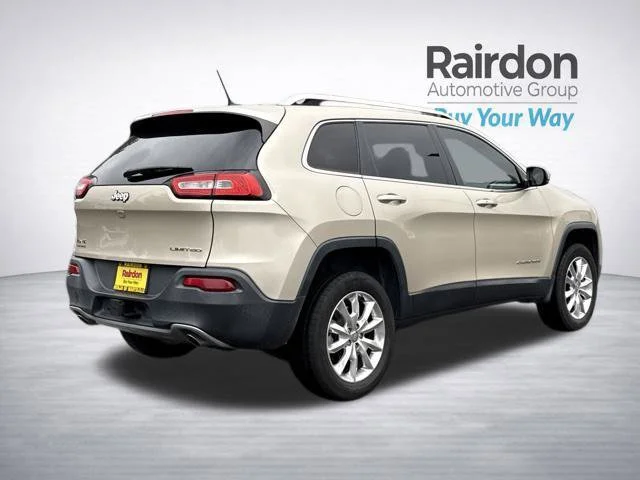 Used 2014 Cashmere Pearlcoat Jeep Limited image 8