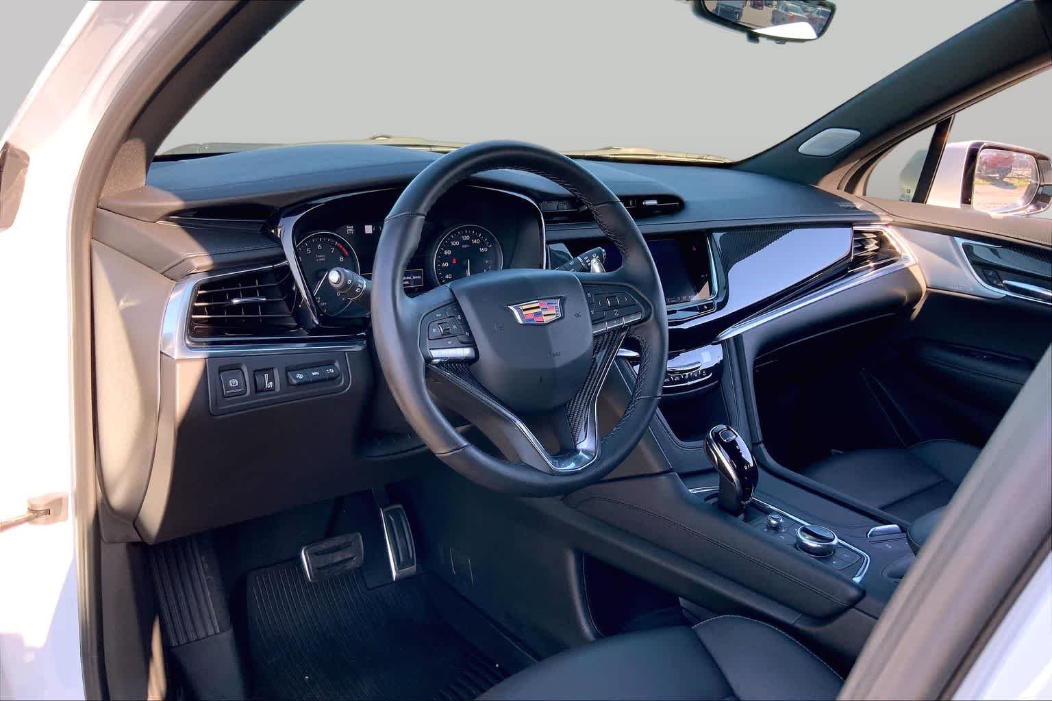 Used 2025 Crystal White Tricoat Cadillac AWD Sport image 17